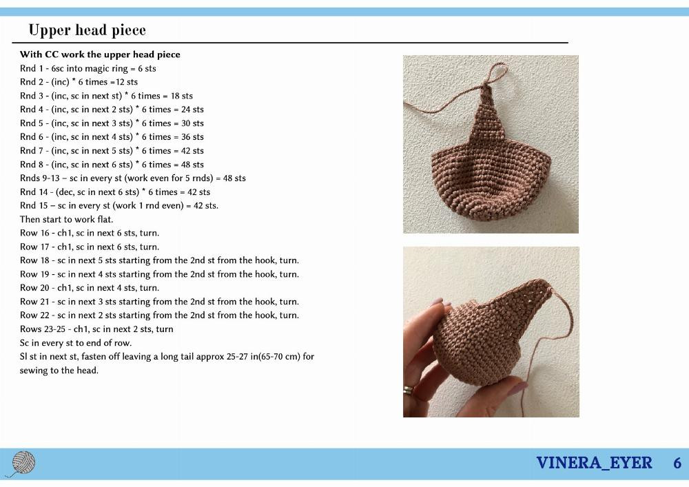 PDF CROCHET PATTERN "rattle_deer"