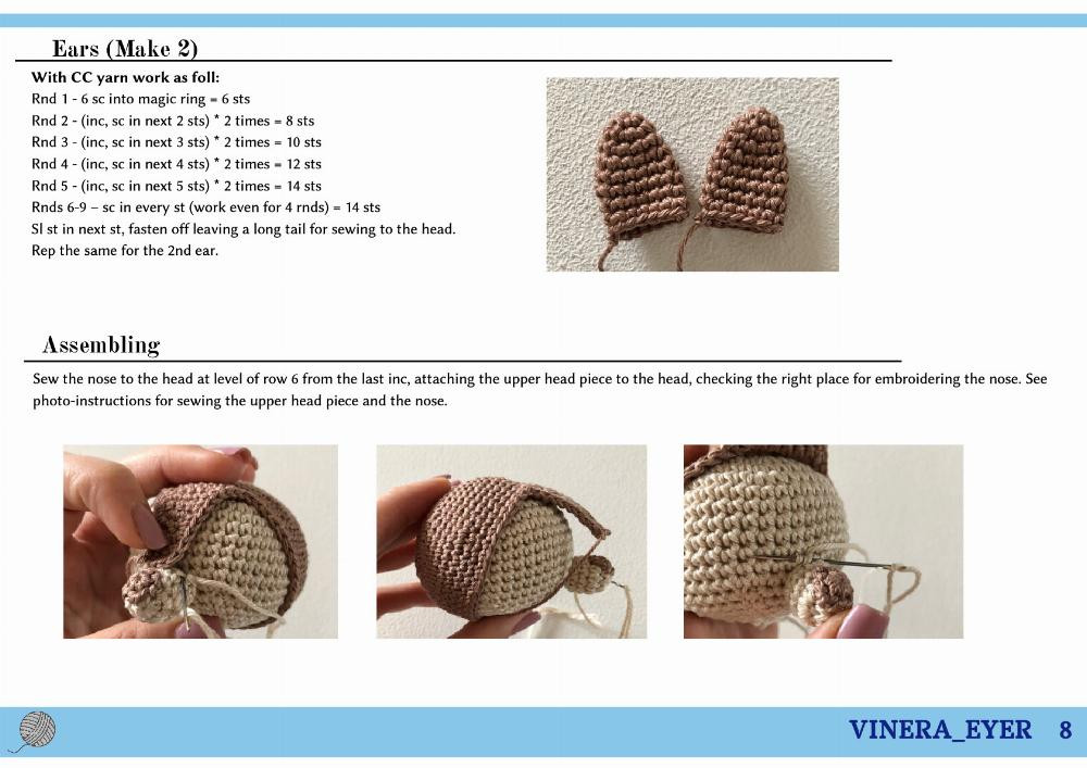 PDF CROCHET PATTERN "rattle_deer"