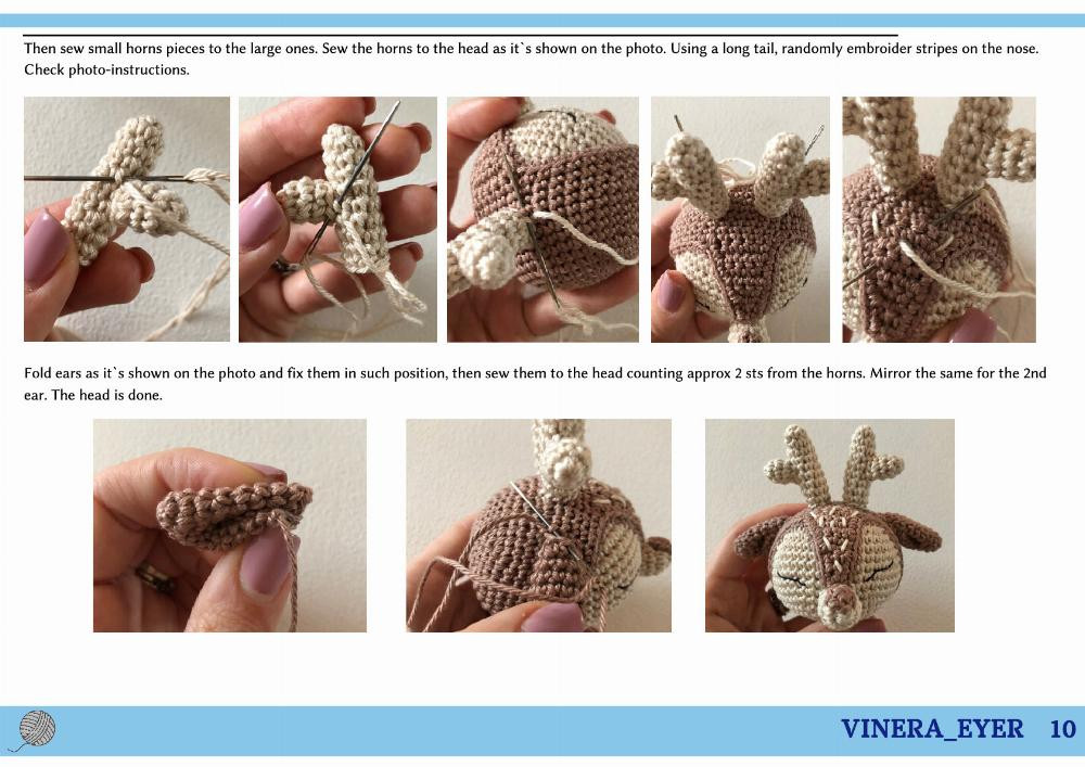 PDF CROCHET PATTERN "rattle_deer"