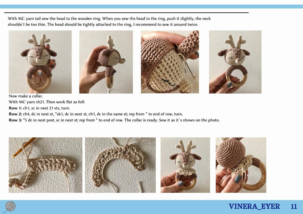 PDF CROCHET PATTERN "rattle_deer"