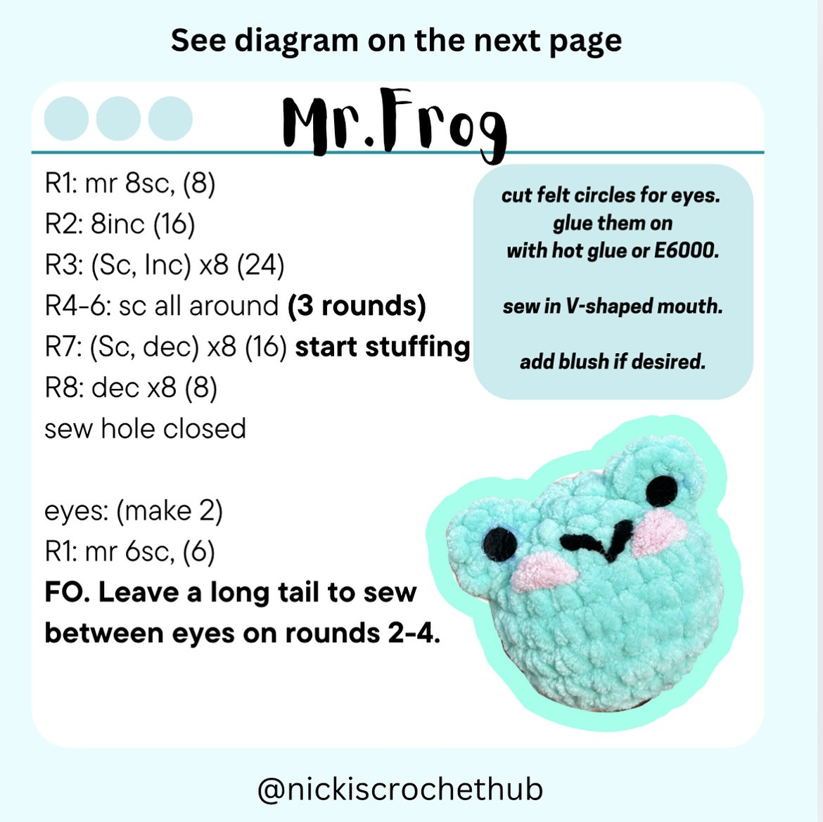 puff pals free pattern