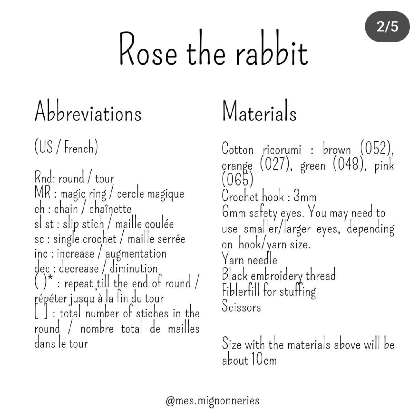 rose the rabbit