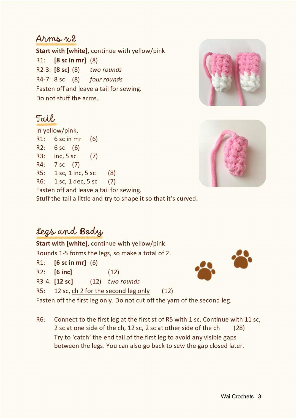 Shiba Pup 2-in-1 crochet pattern