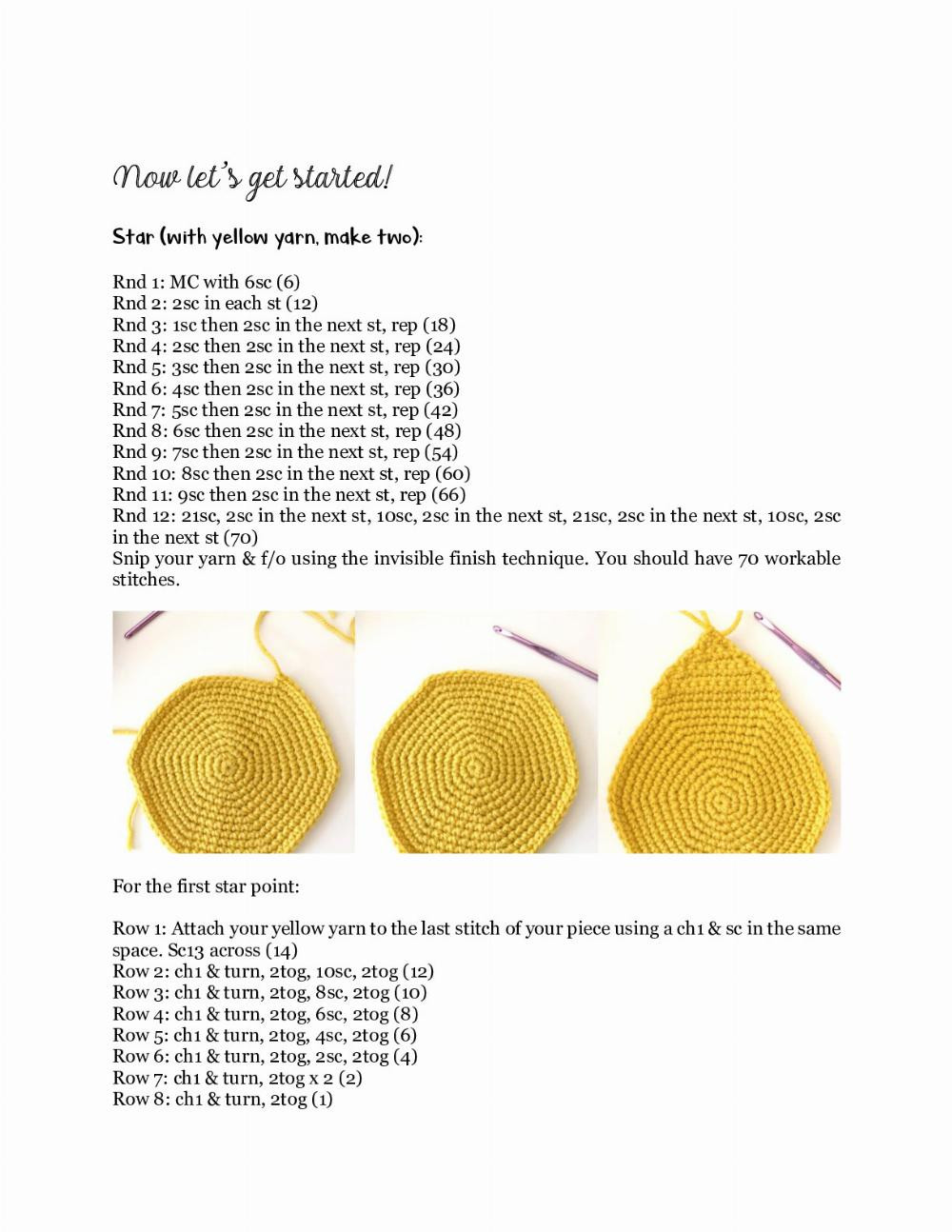 The Little Star Free Crochet Pattern