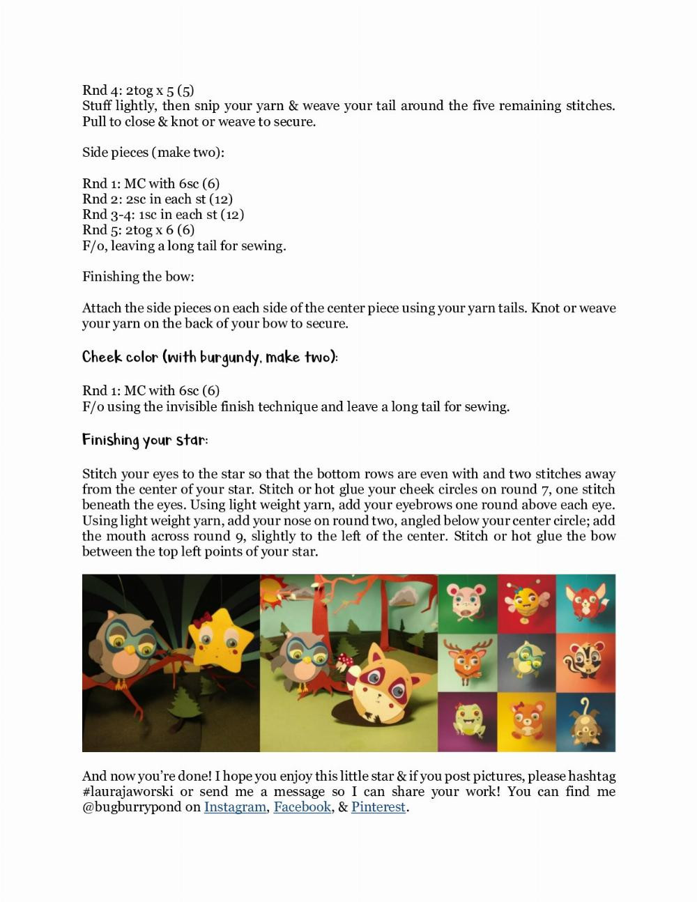 The Little Star Free Crochet Pattern