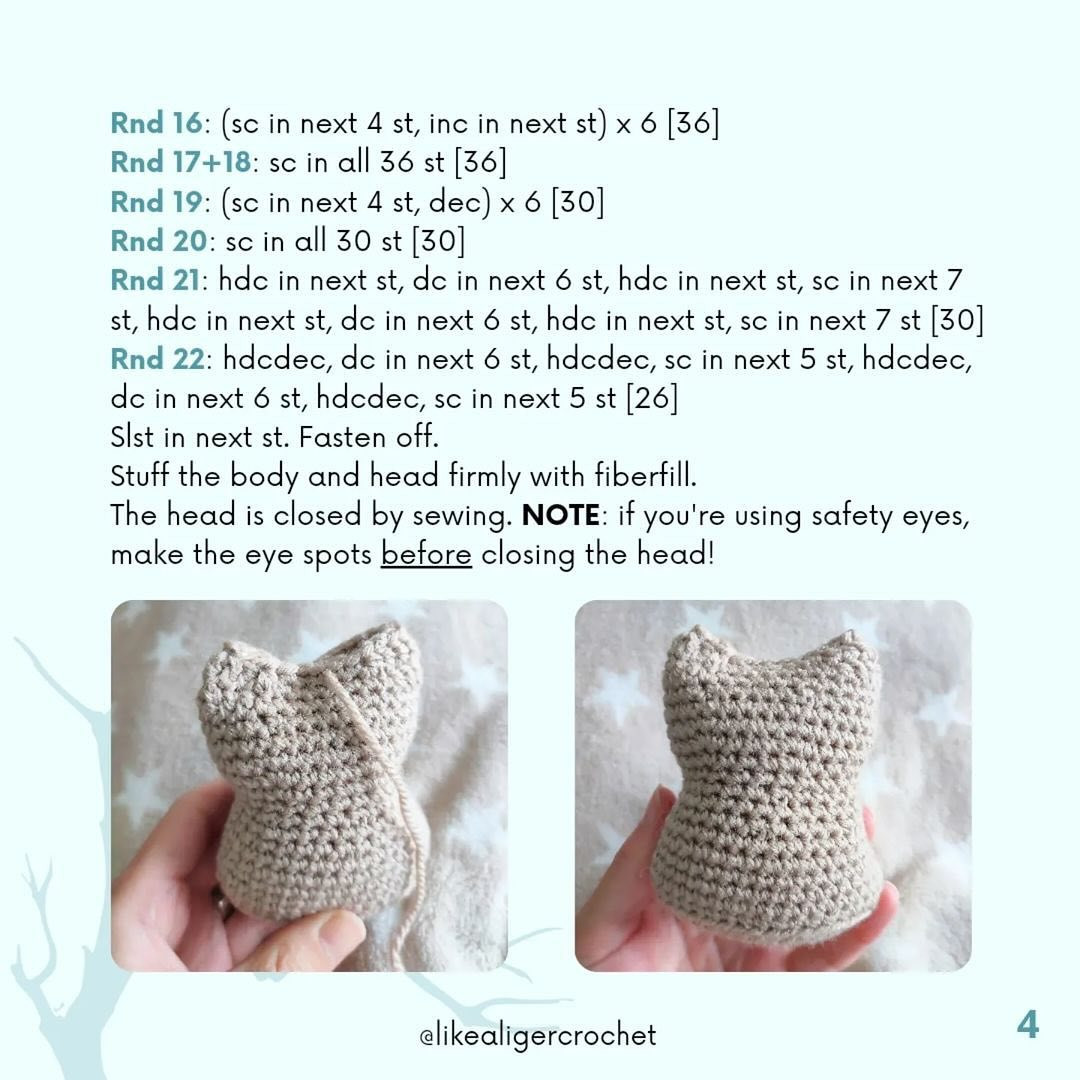 twig the owlet free pattern