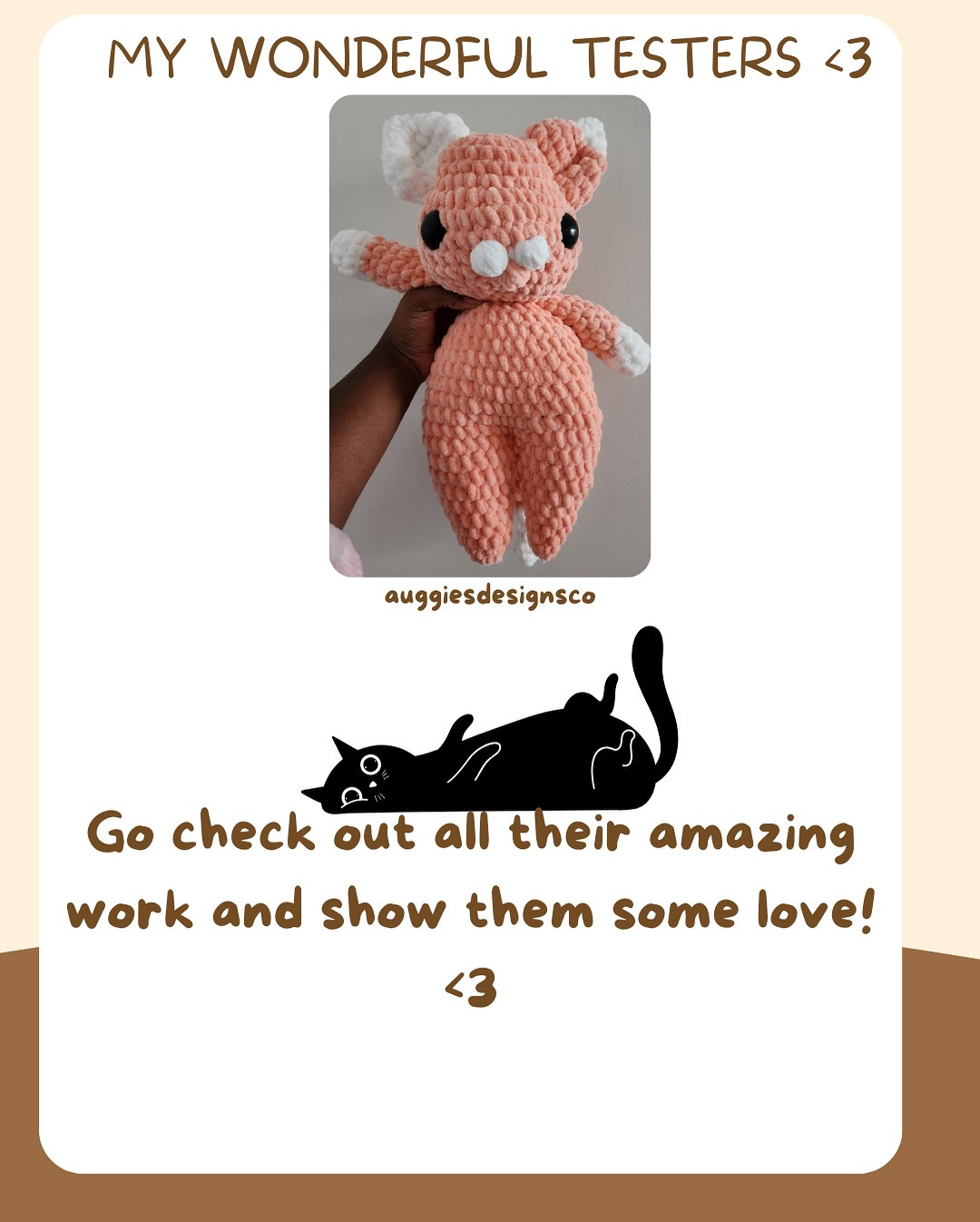 Bagel the Cat •FREE PATTERN•