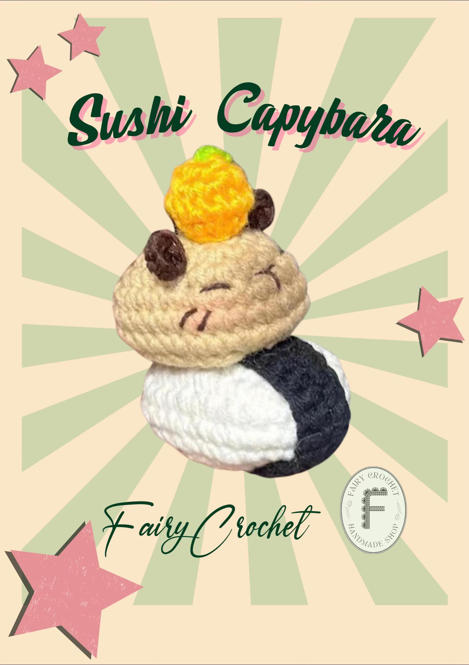 bánh quy capybara, sushi capybara, đùi gà capybara.