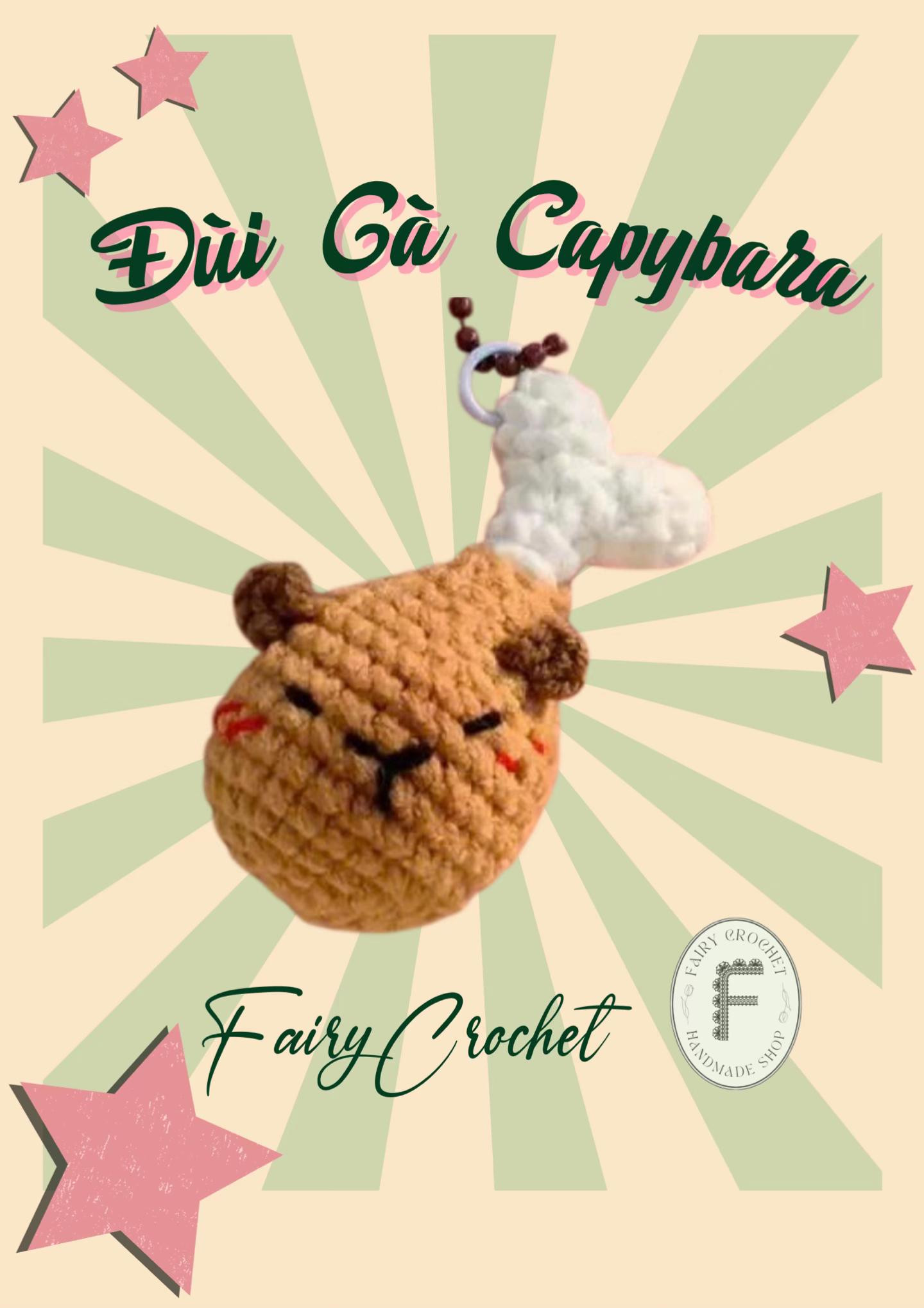 bánh quy capybara, sushi capybara, đùi gà capybara.