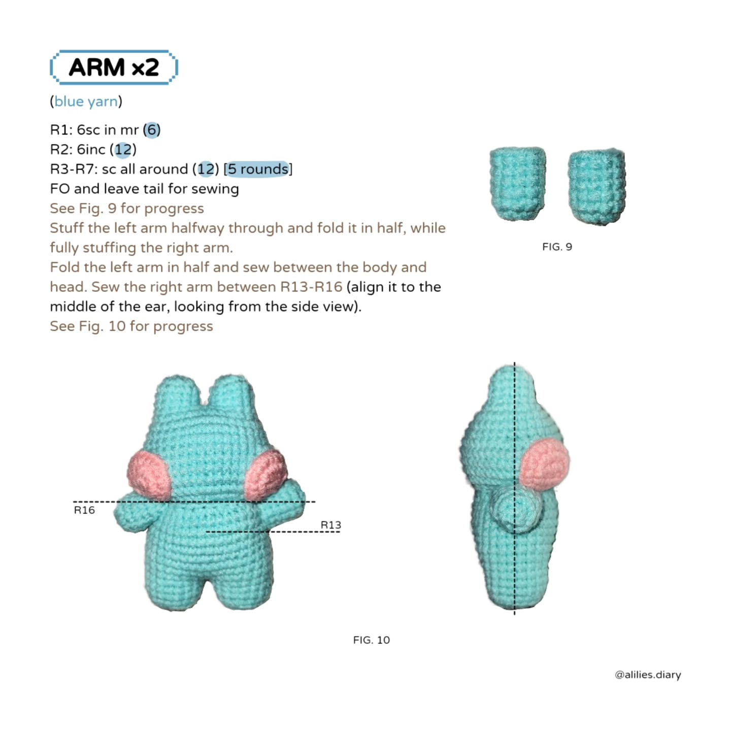 Bear from Crafty Crew Pattern (FREE) 🐻💙🎀