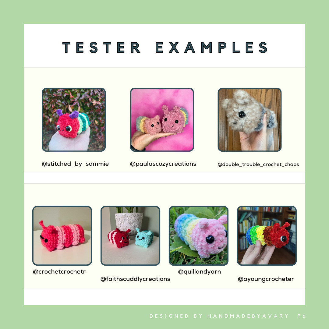 Buddy The Caterpillar FREE PATTERN