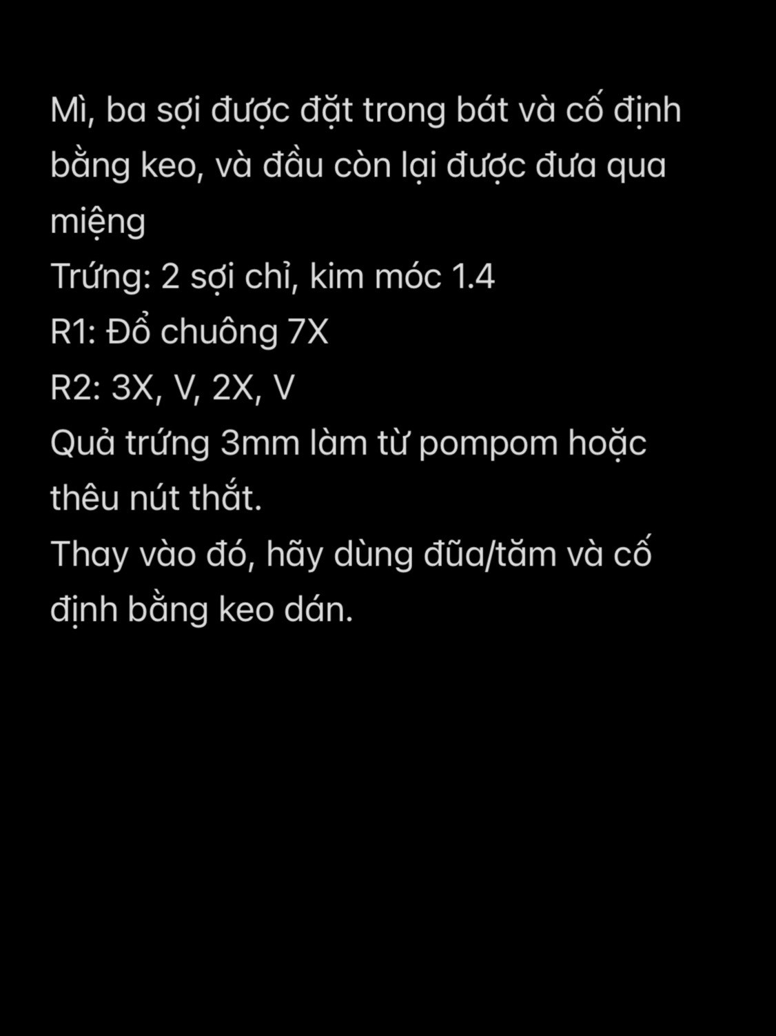 chart Gấu Trúc Ăn Mỳ #móclen #🧶 #chart #chartmoclen #2025