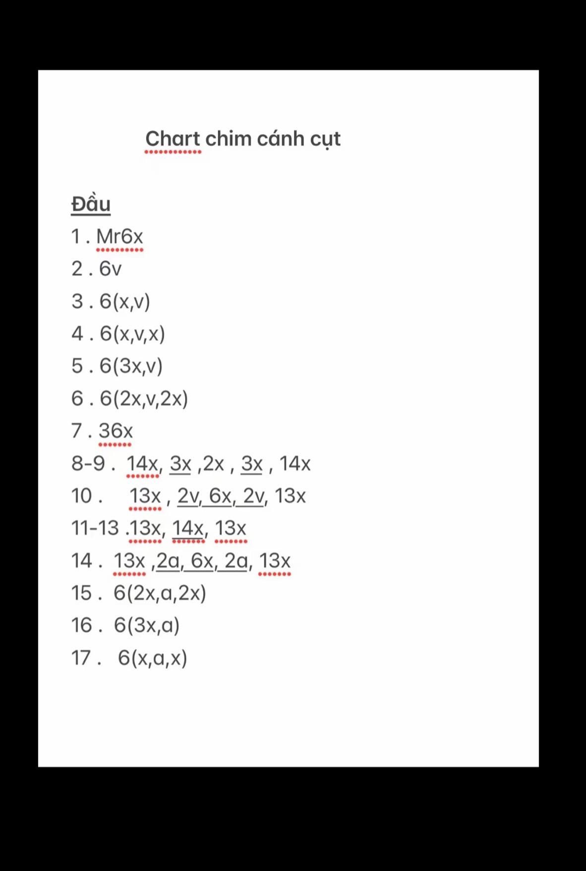 chart móc len chim cánh cụt đội mũ cà chua đỏ