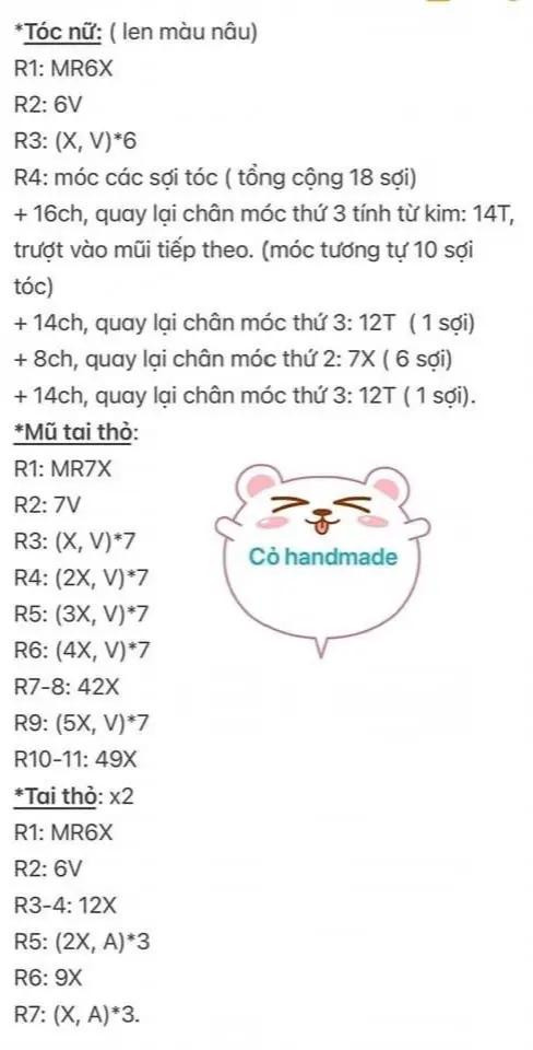 chart móc len couple