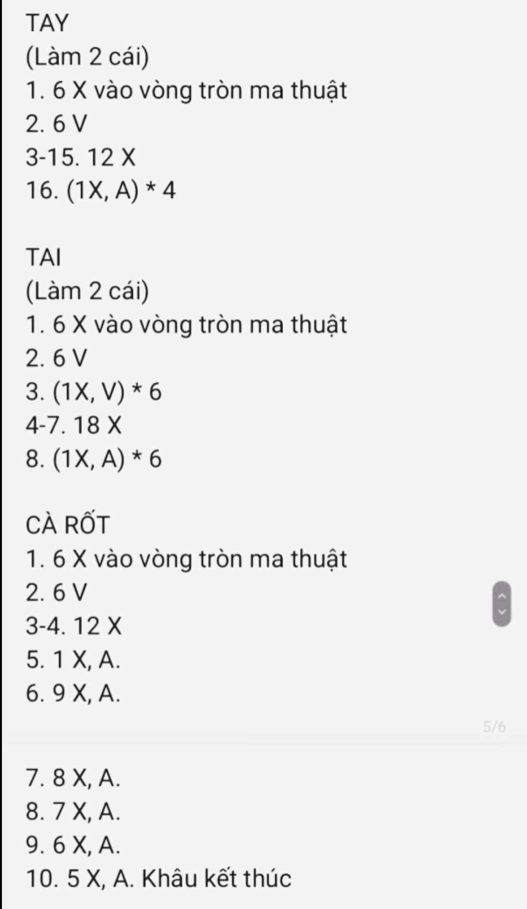 Chart Thỏ Size To Ôm Cà Rốt