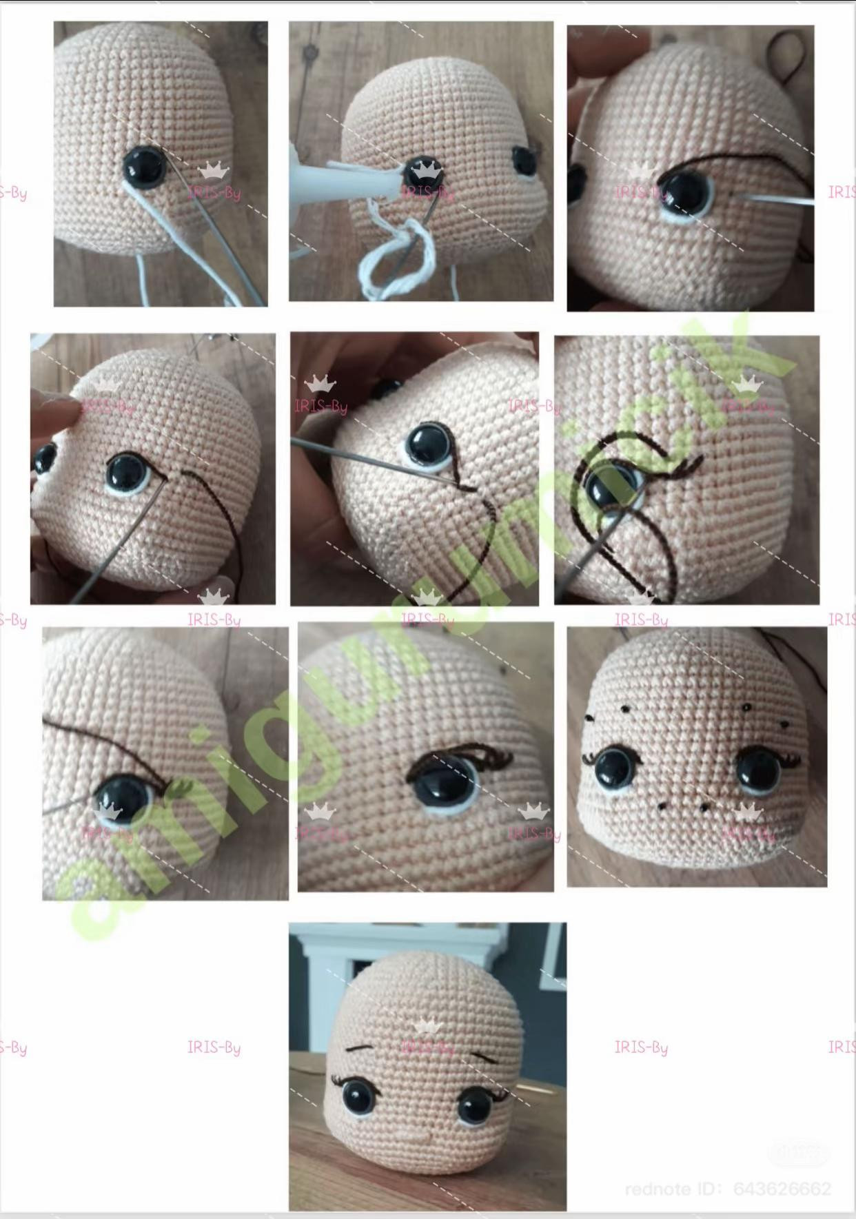 crochet pattern valentina doll