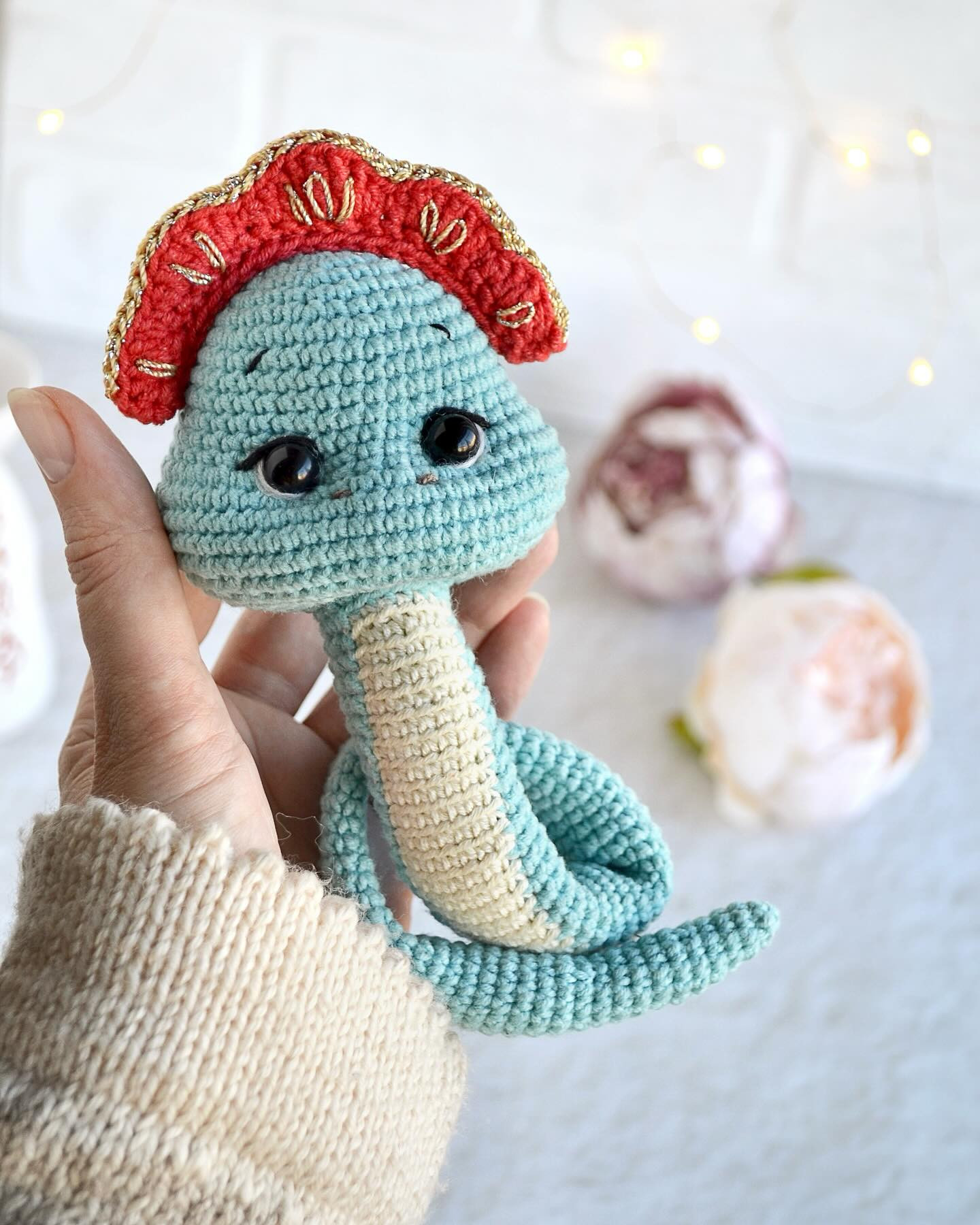 free crochet pattern princess snake