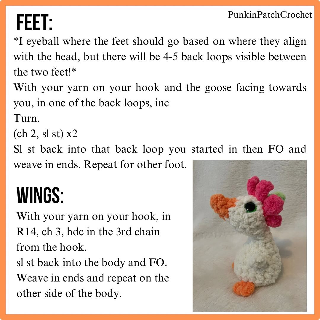 Free Low Sew Goose Pattern! 🪿