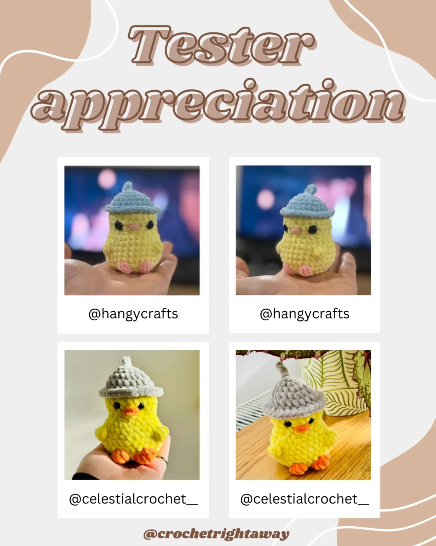 FREE MODIFICATION - Chubby duck animal hats💗