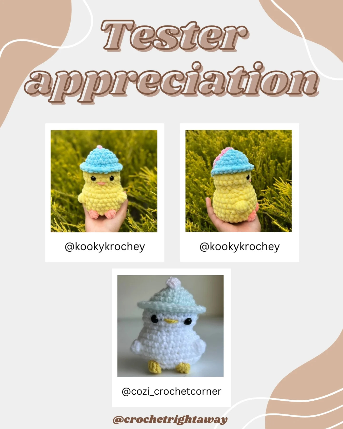 FREE MODIFICATION - Chubby duck animal hats💗