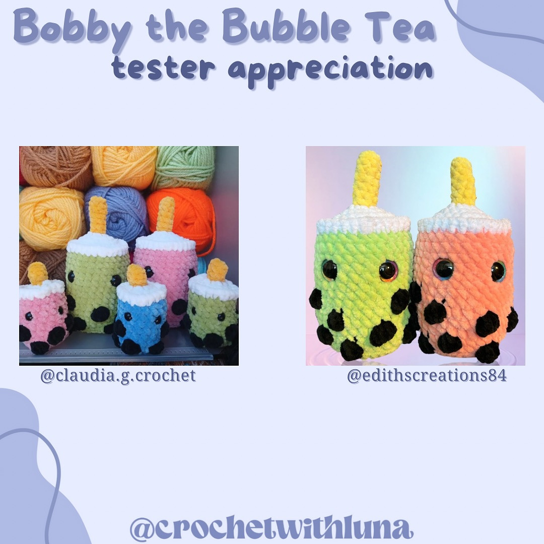 free no sew pattern bobby the bubble tea