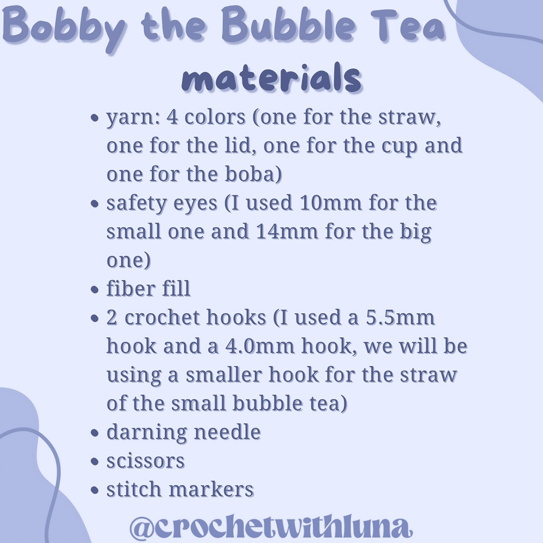 free no sew pattern bobby the bubble tea