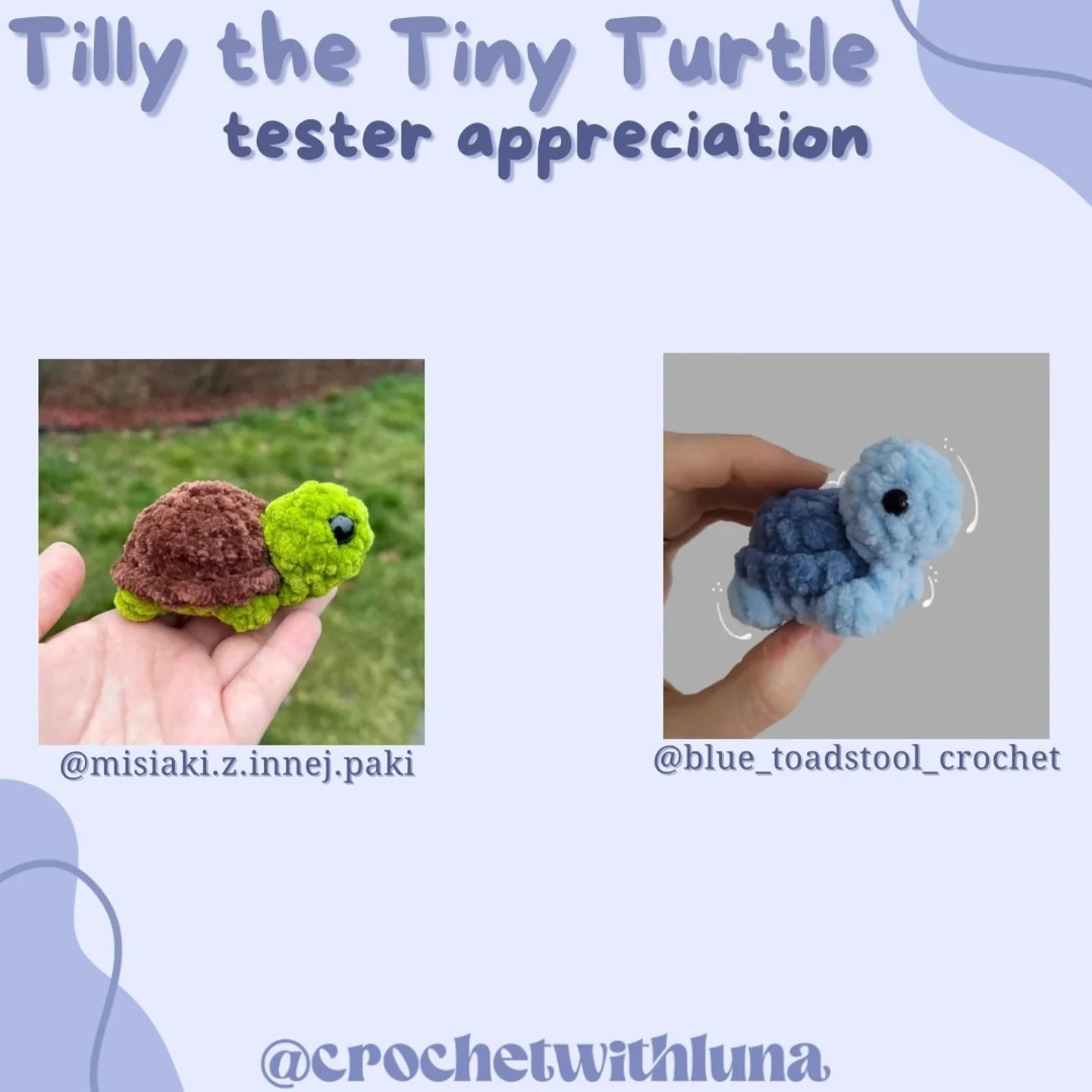 free no sew tilly the tiny turtle