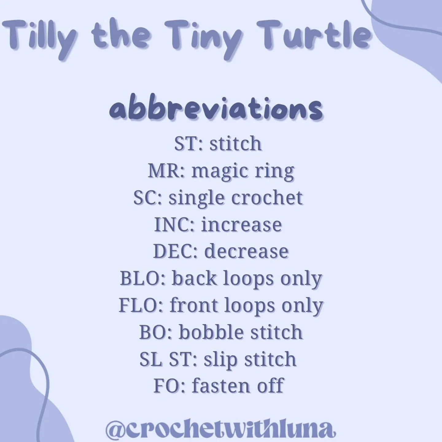 free no sew tilly the tiny turtle