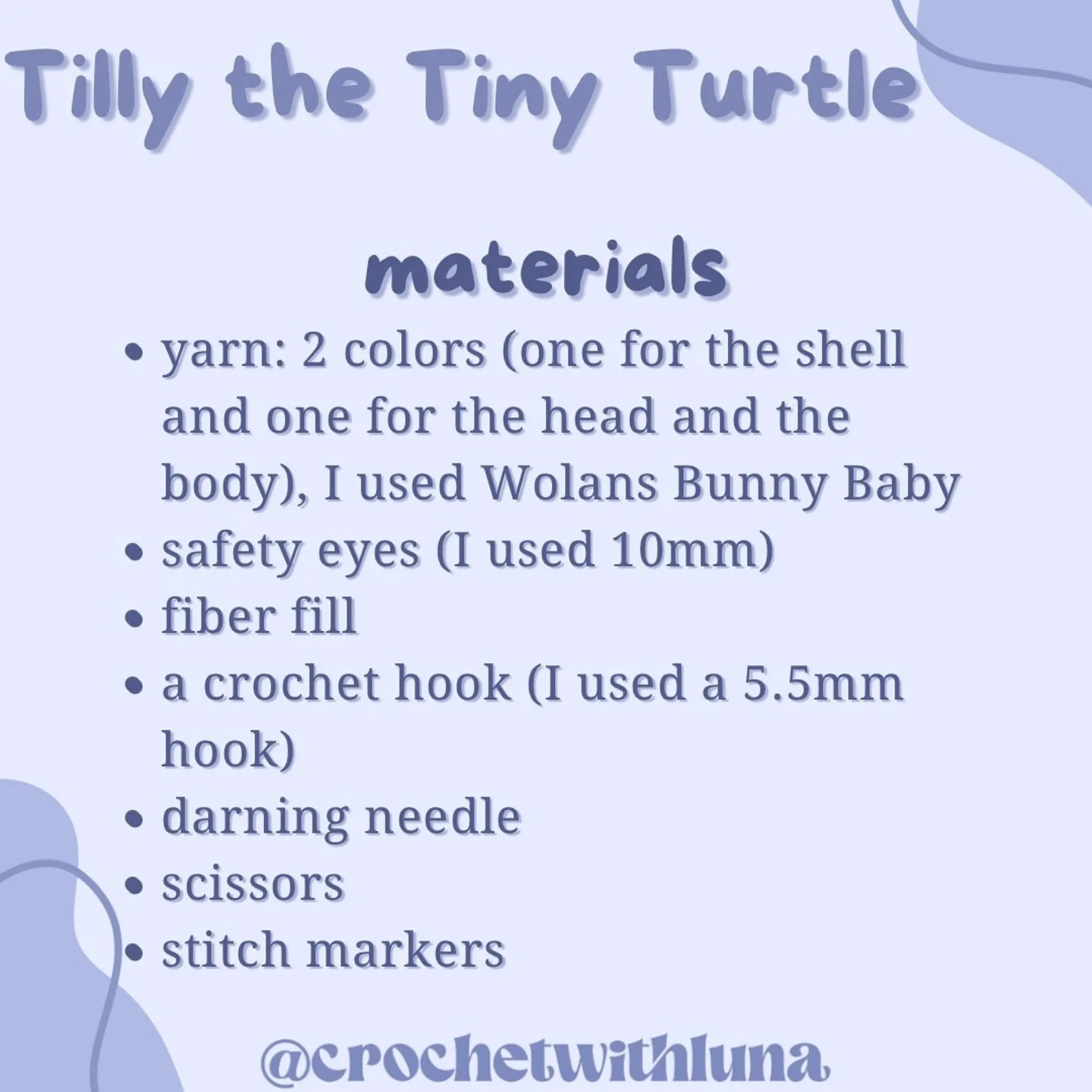 free no sew tilly the tiny turtle