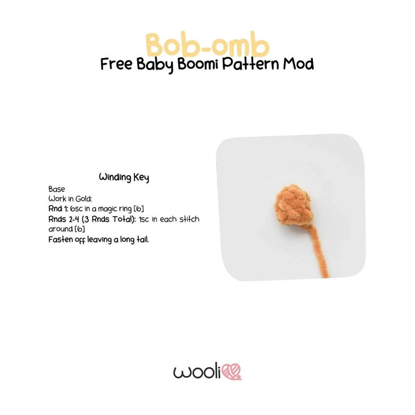 free pattern bob-omb free baby boomi pattern mod