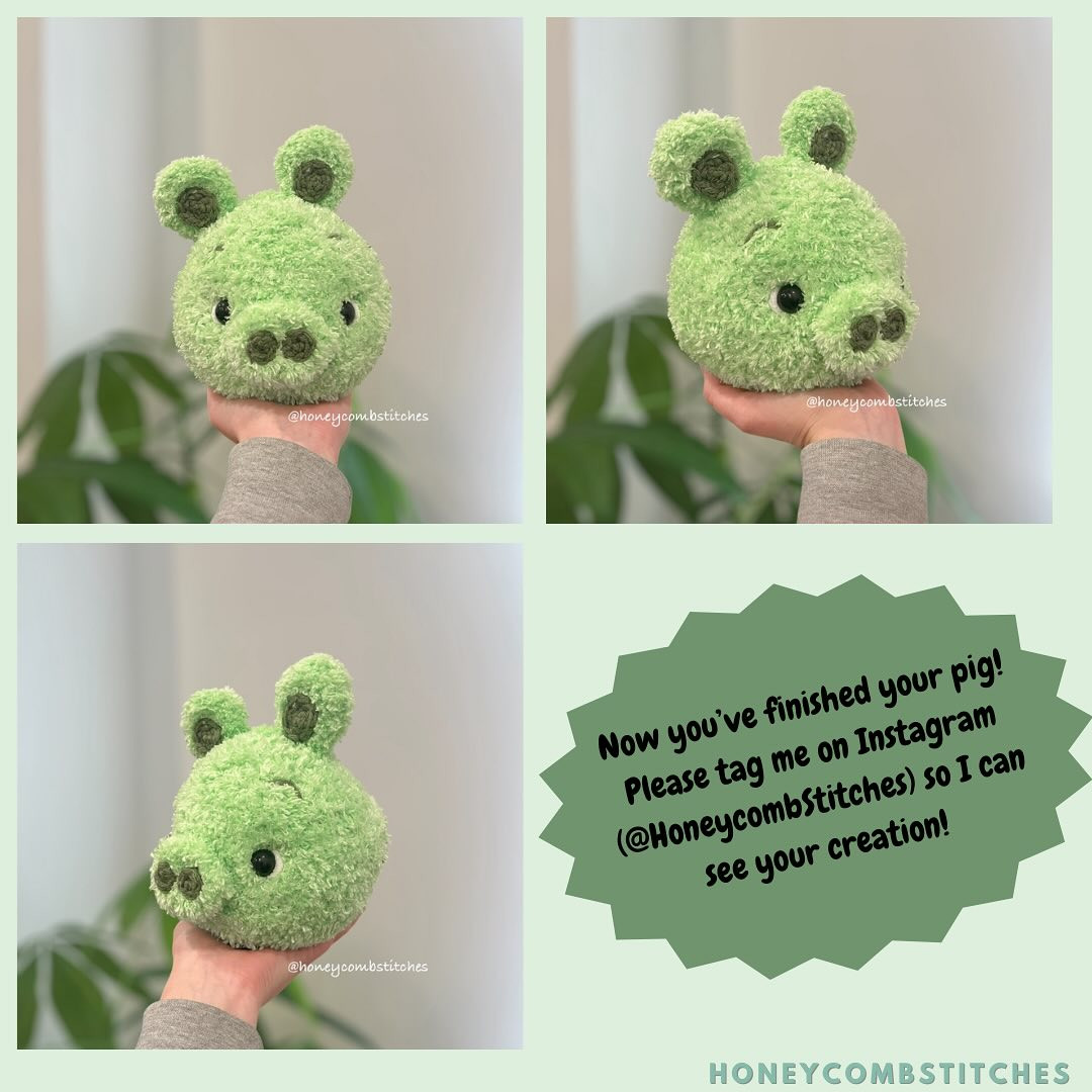 free pattern cuddli piggy