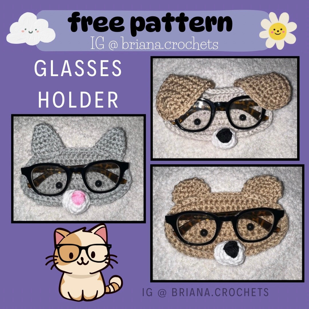 free pattern glasses holder