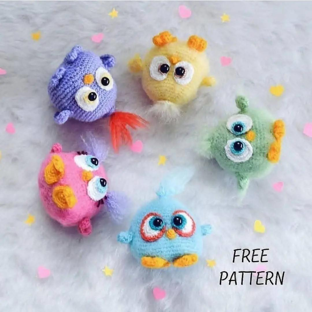 free pattern hatchling amigurumi