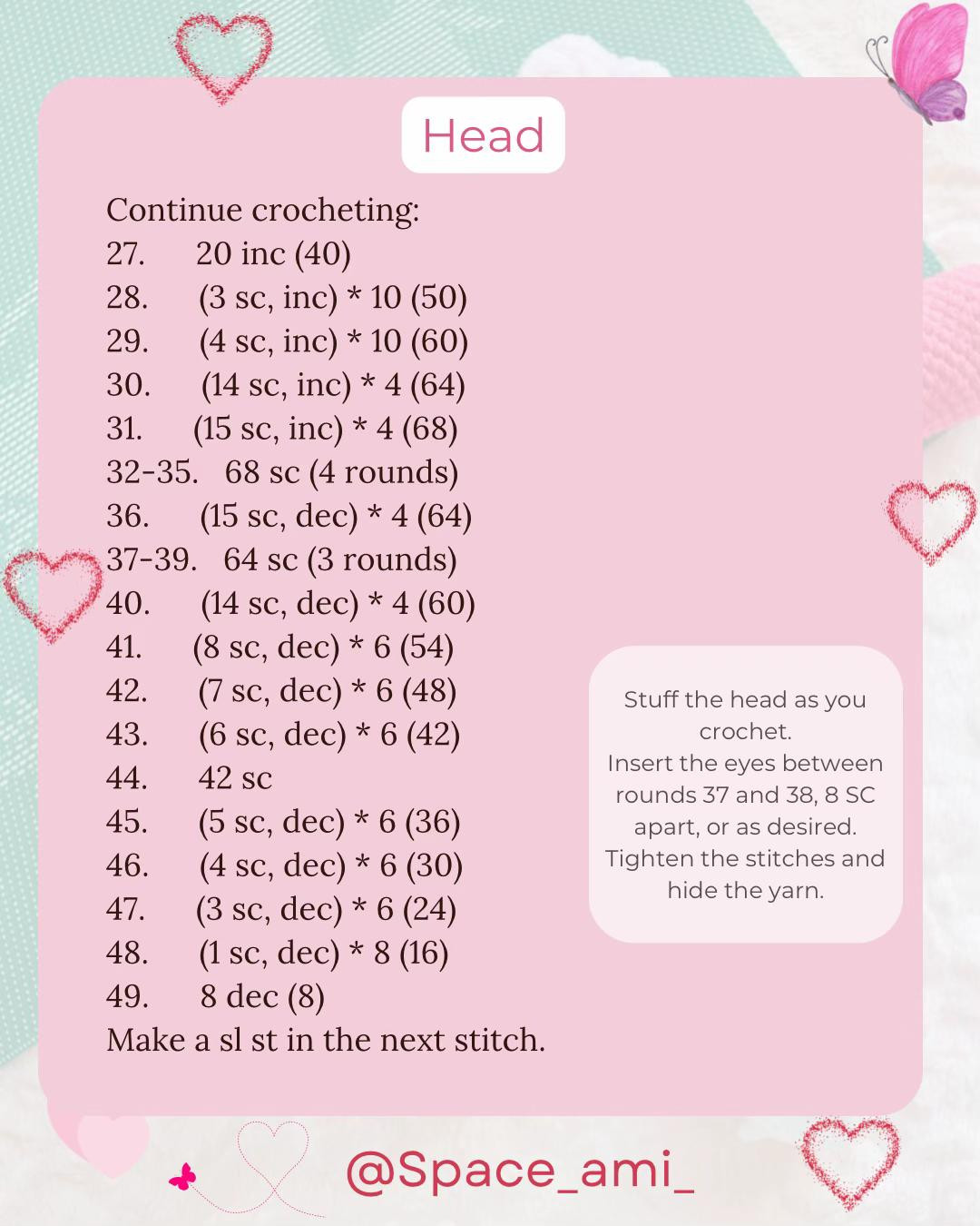 free pattern kitty valentine