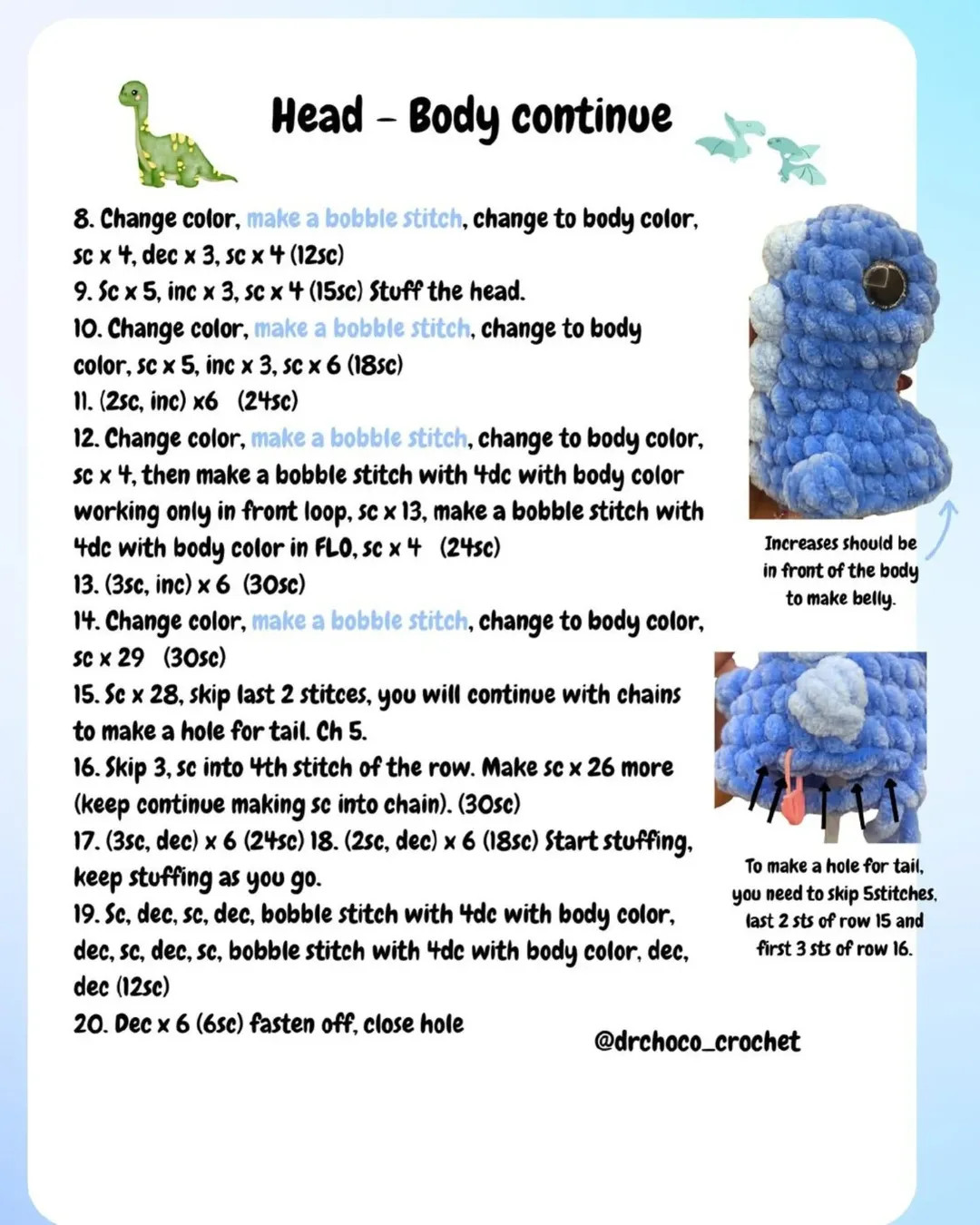 free pattern no sew baby dino