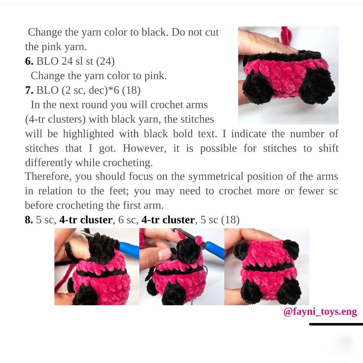 Free pattern Pink Soldier