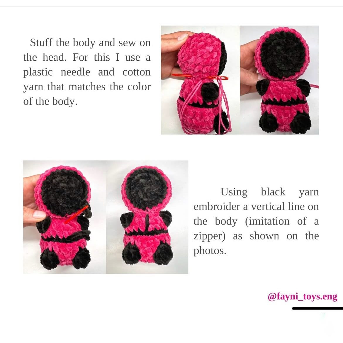 Free pattern Pink Soldier