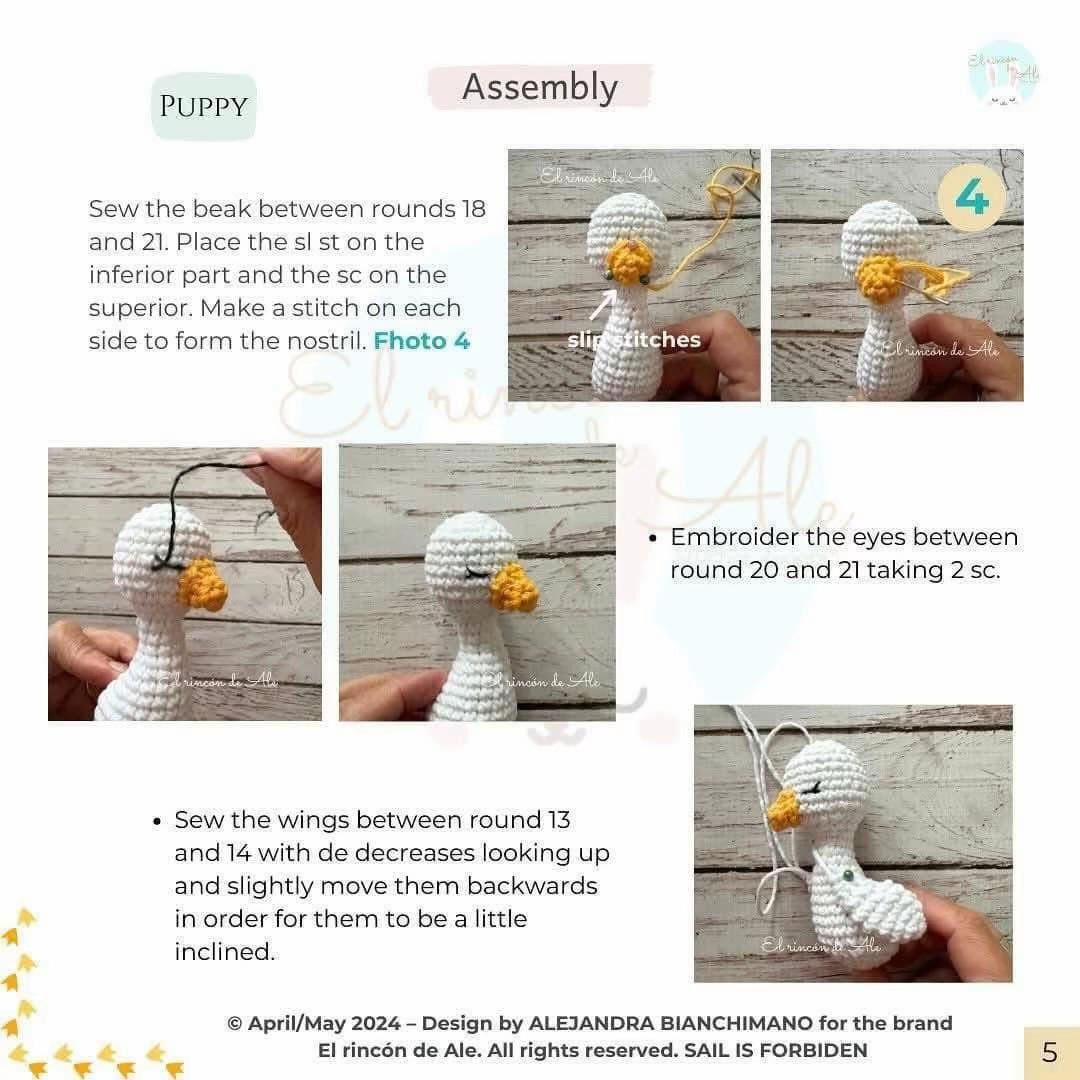 free pattern puppy the goose