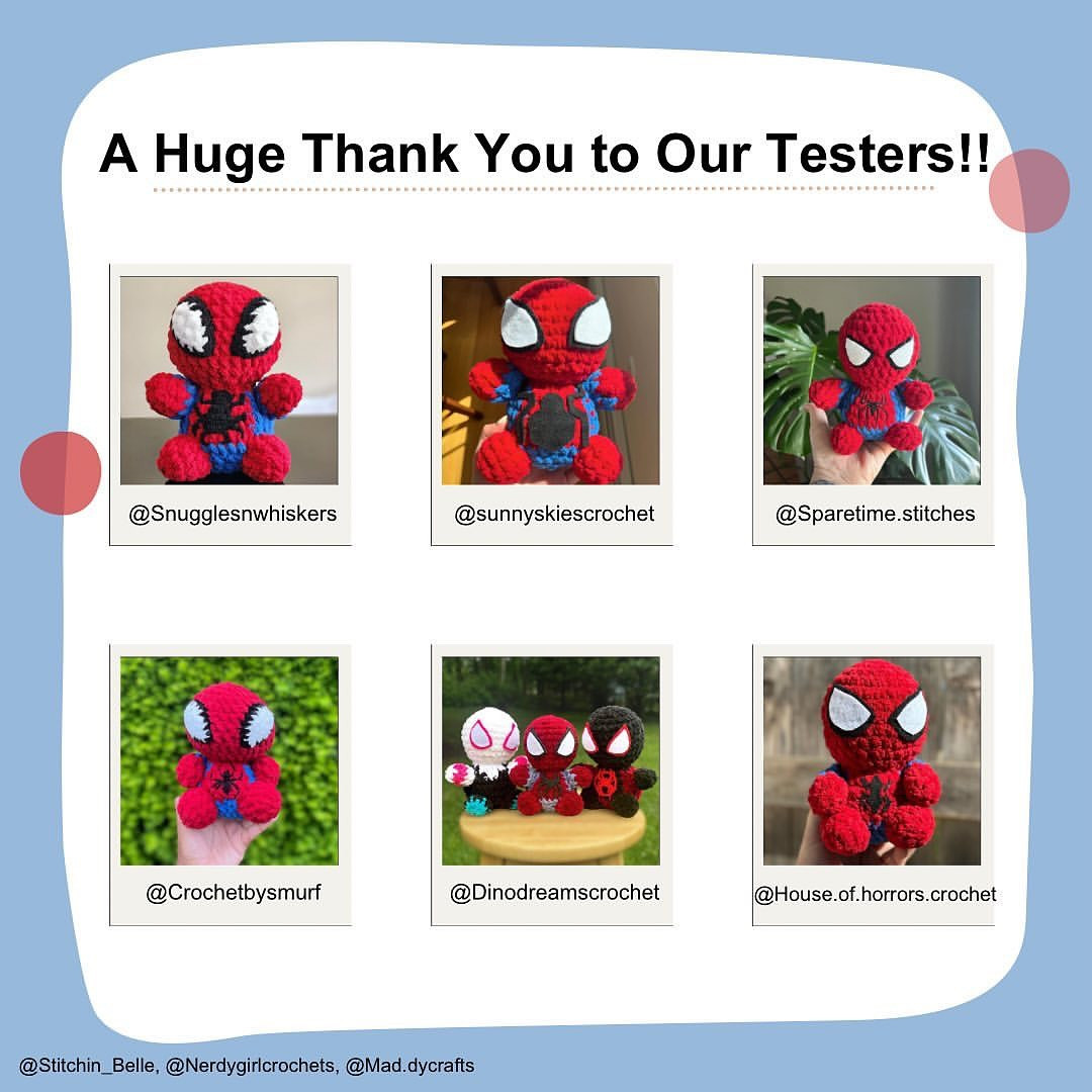 free pattern spidey baby pattern