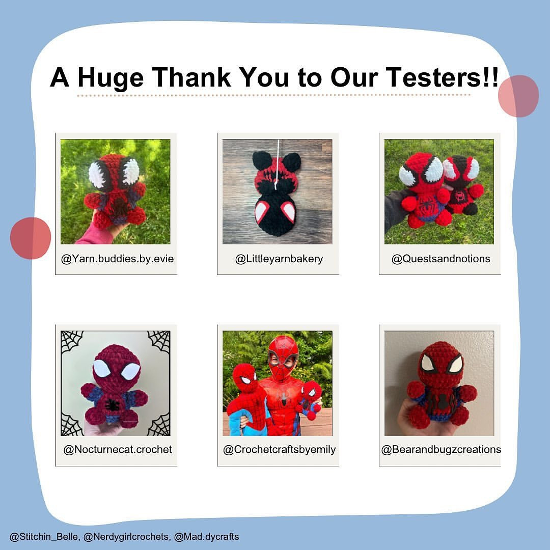 free pattern spidey baby pattern