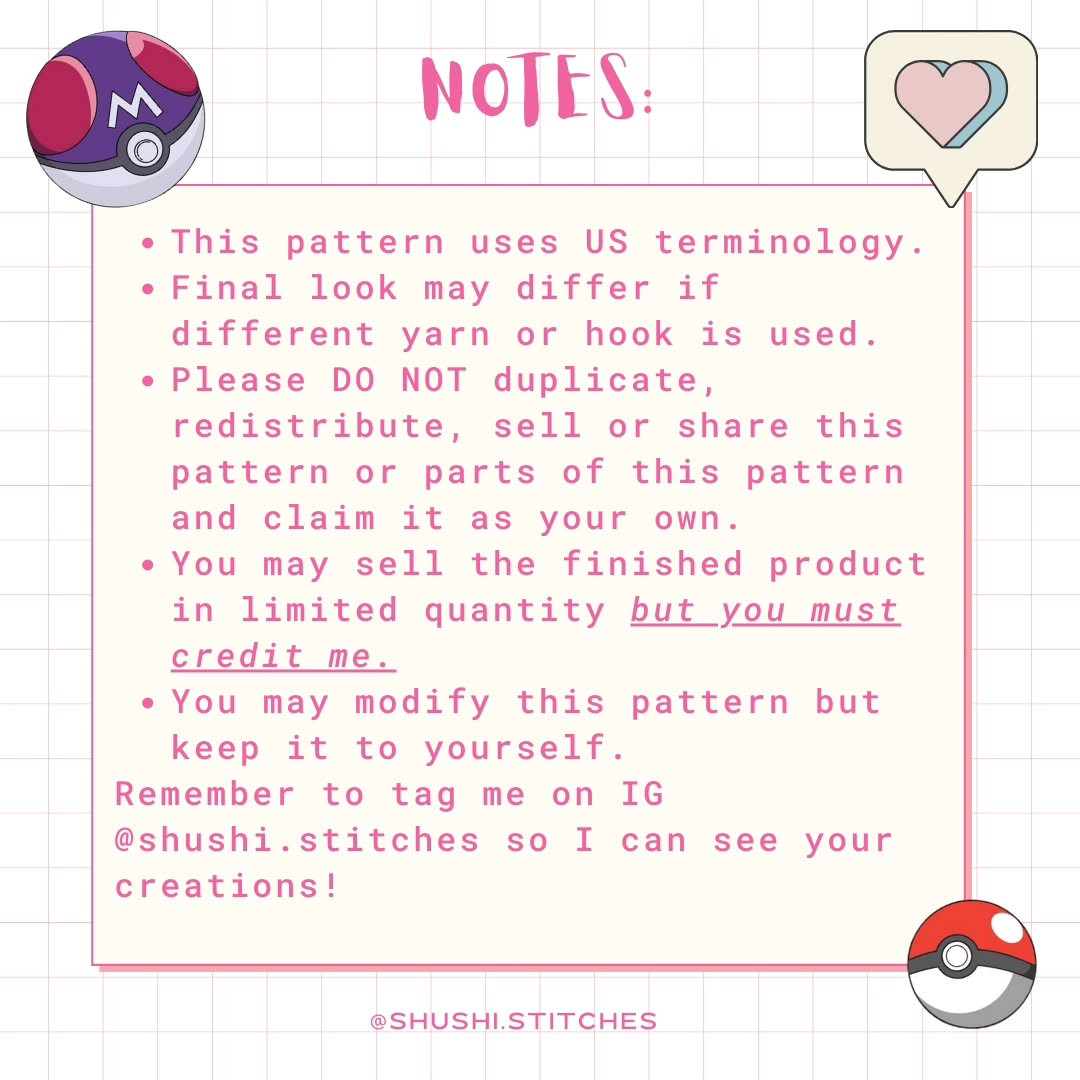 ✨️FREE POKEBALL + MASTERBALL CROCHET PATTERN BUNDLE ✨️