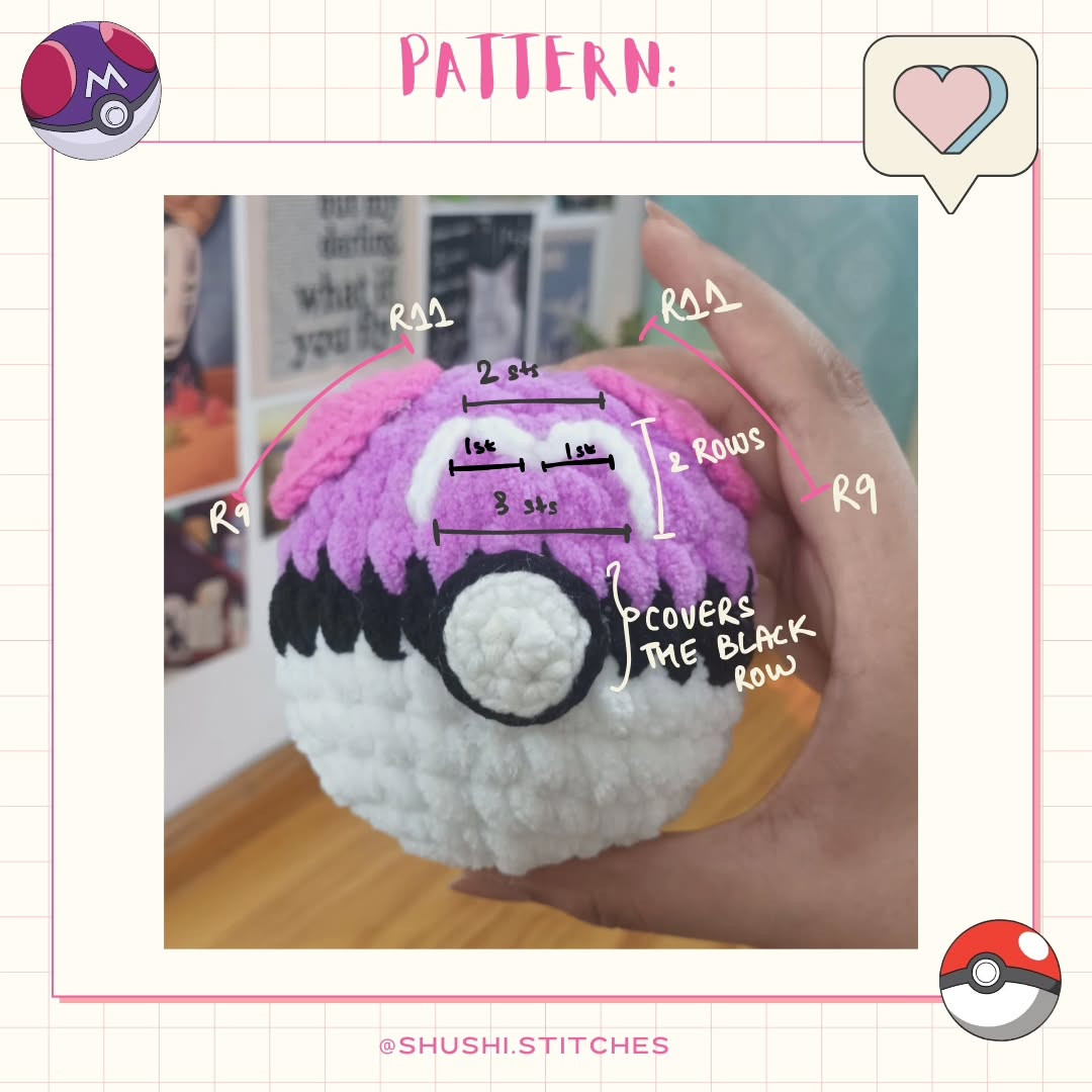 ✨️FREE POKEBALL + MASTERBALL CROCHET PATTERN BUNDLE ✨️