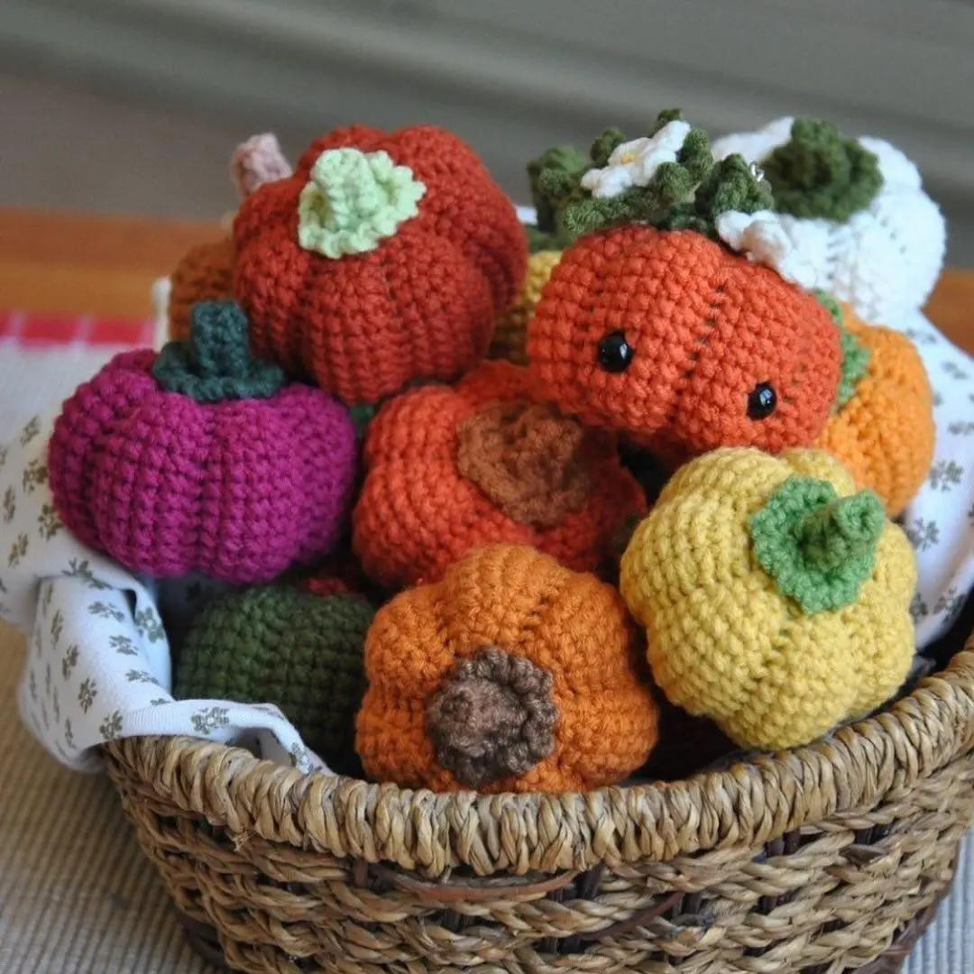 Free Pumpkin Keychain Pattern