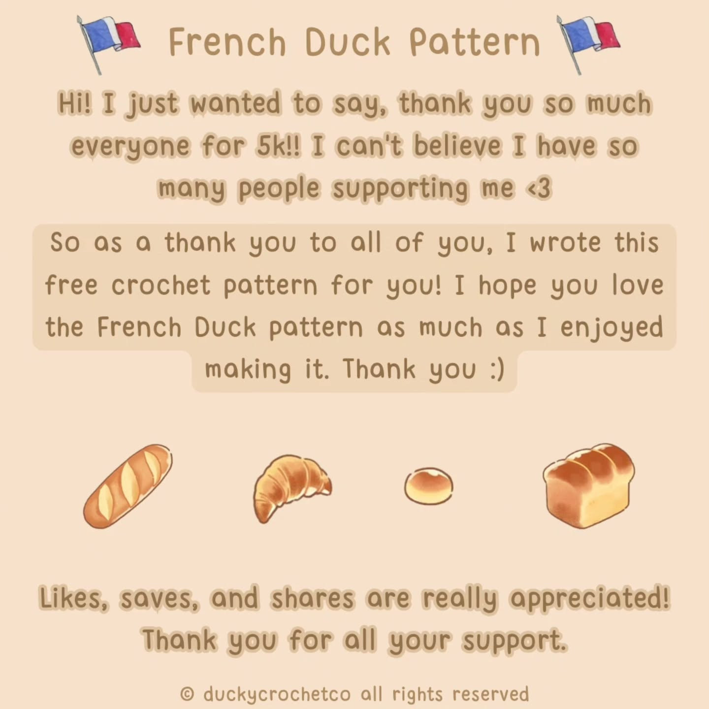 french duck pattern