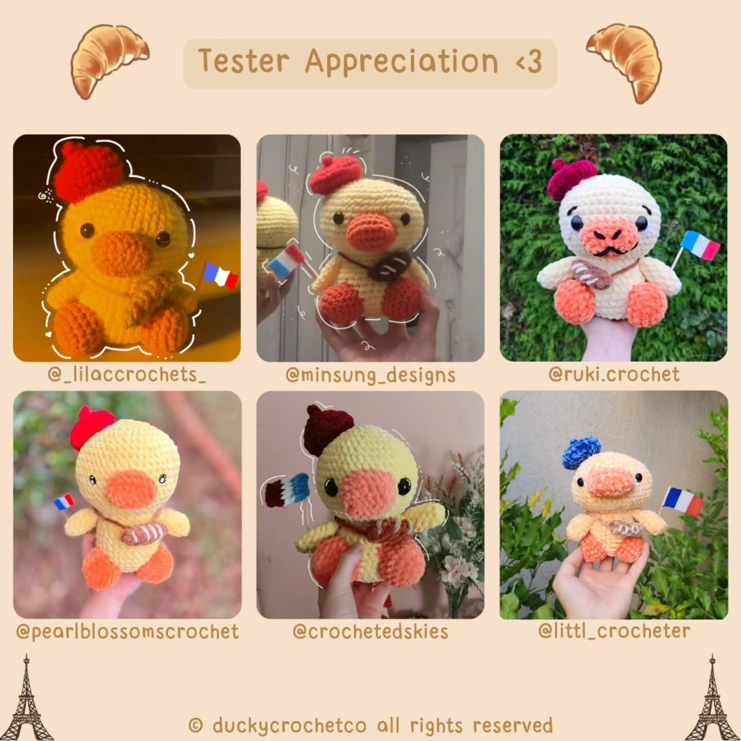 french duck pattern