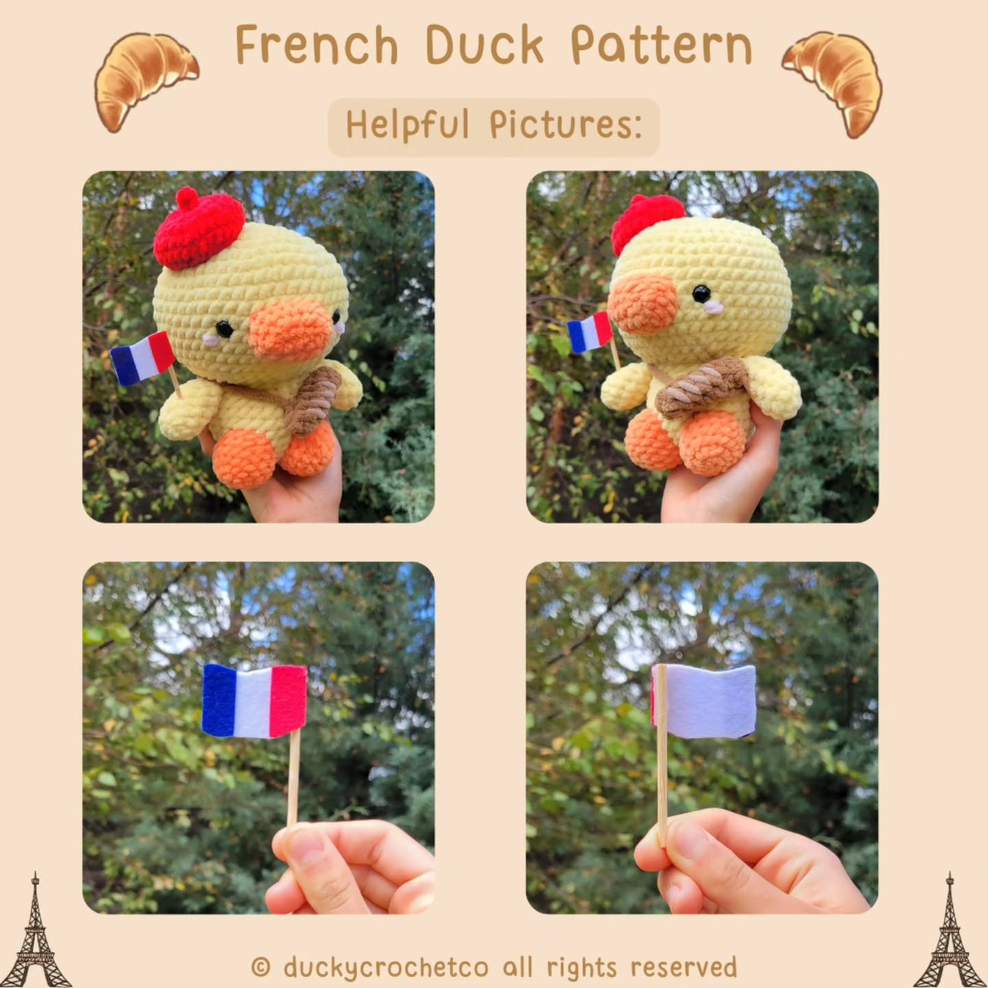 french duck pattern