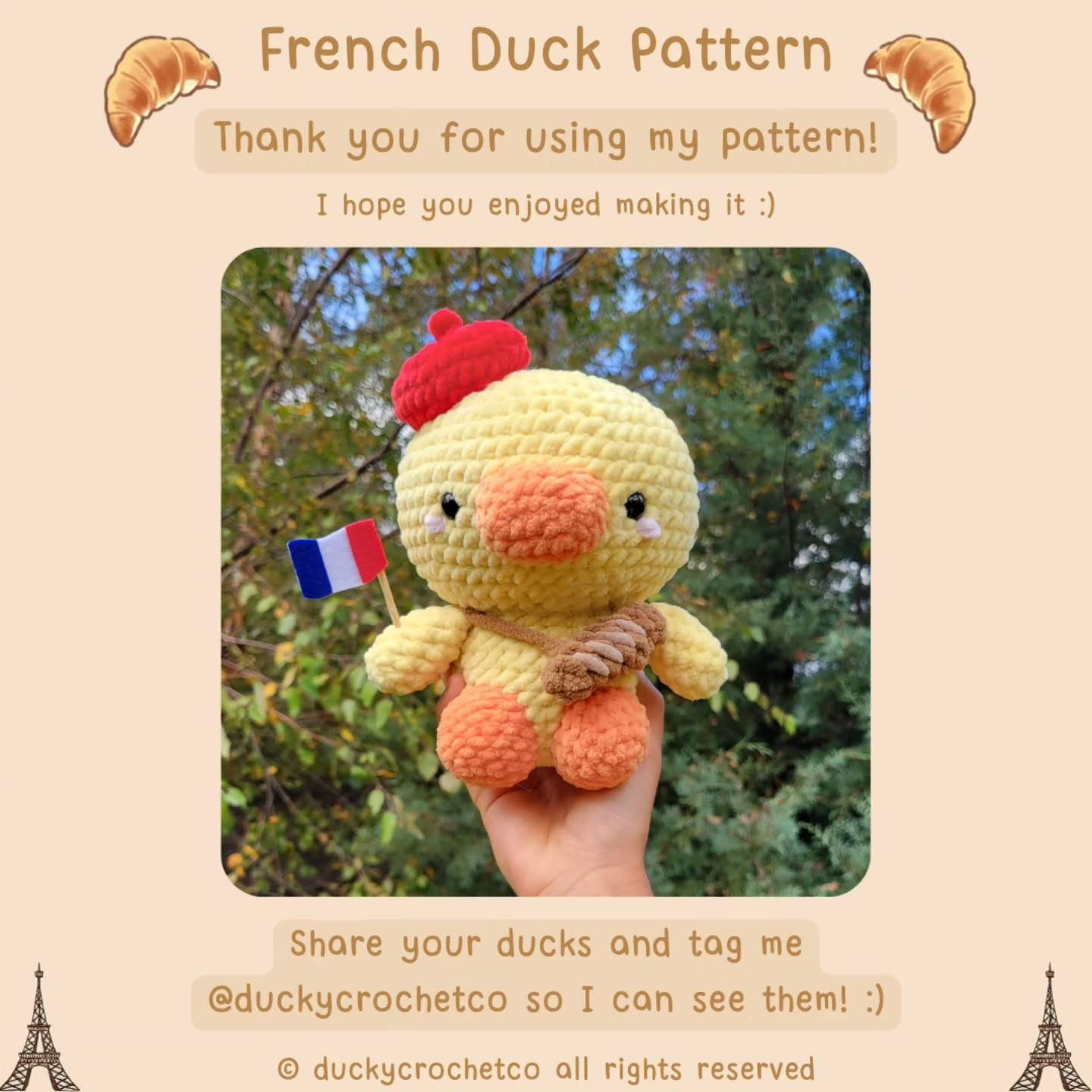 french duck pattern