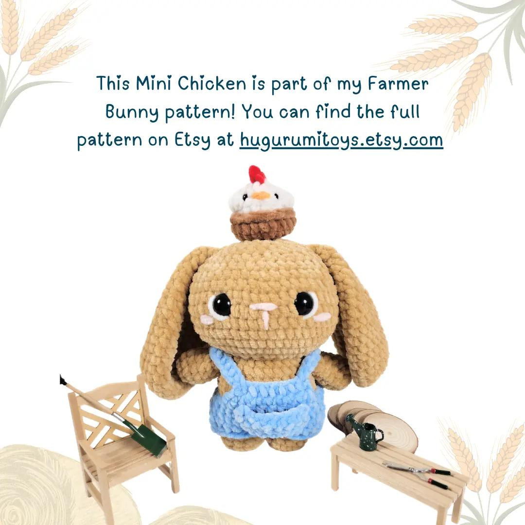 Mini Chicken Free Crochet Amigurumi Pattern