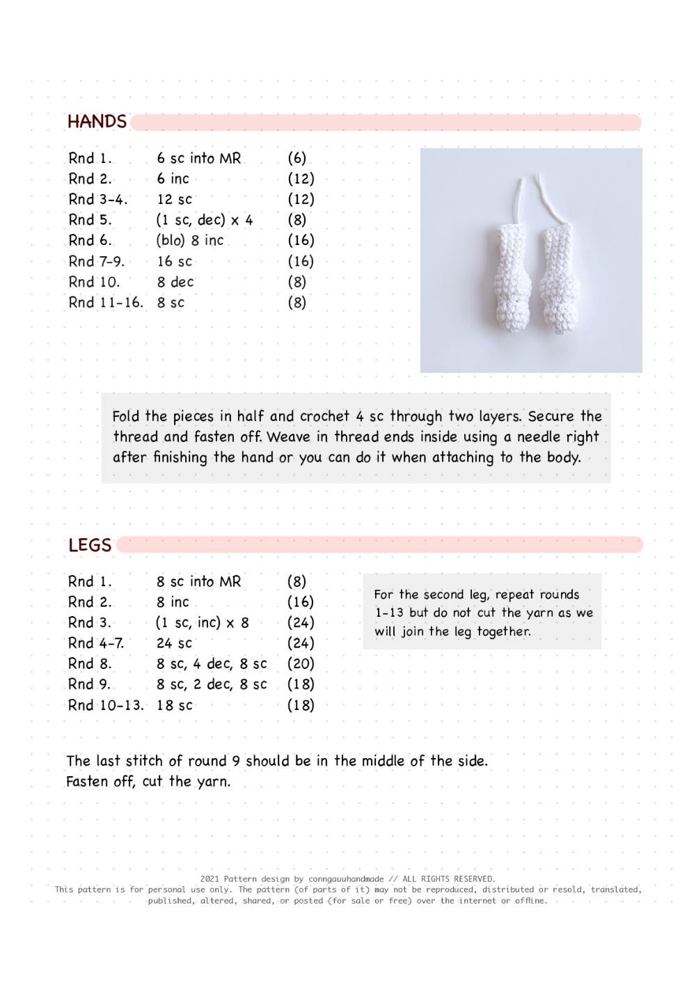 mochi crochet pattern bunny