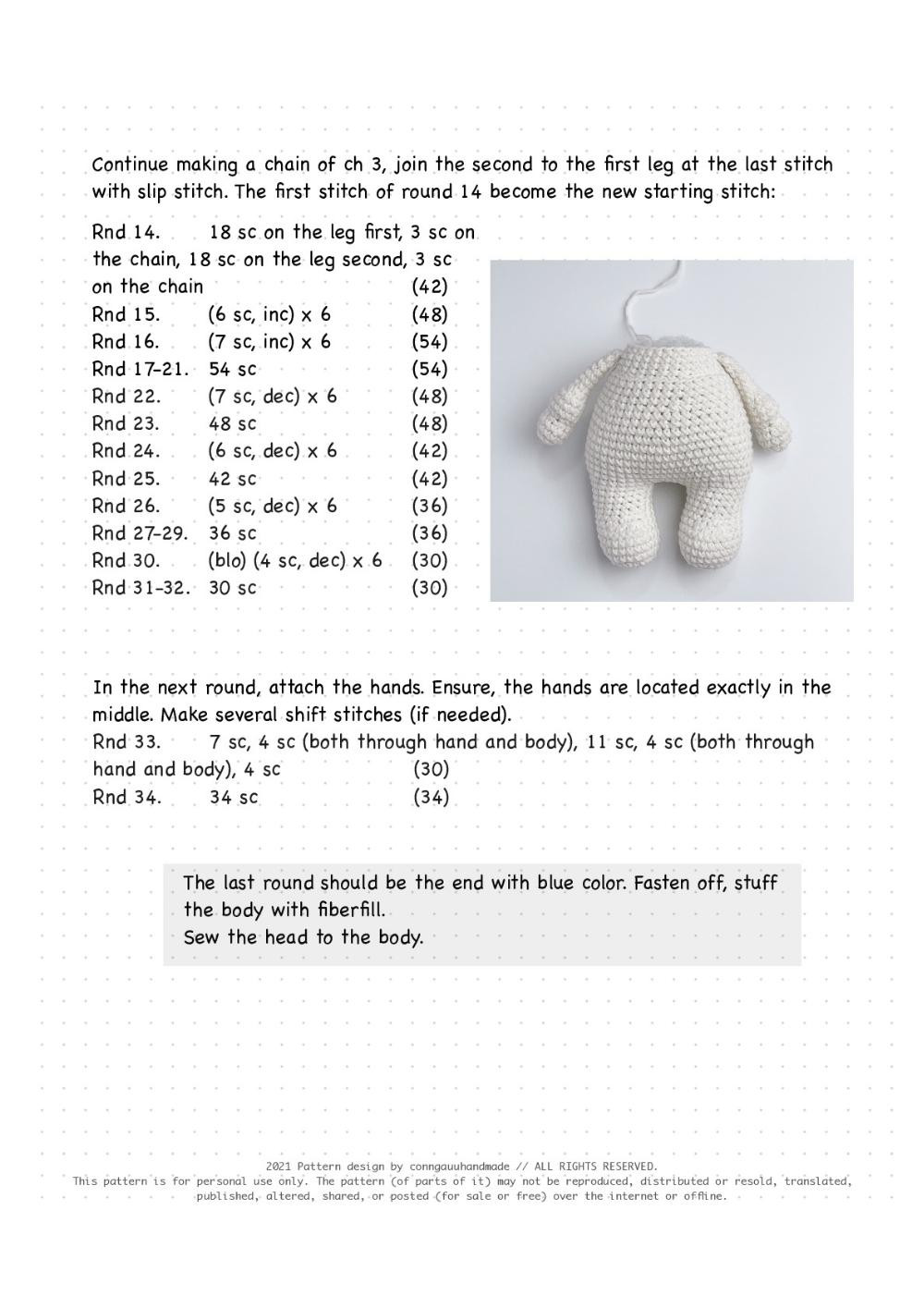 mochi crochet pattern bunny